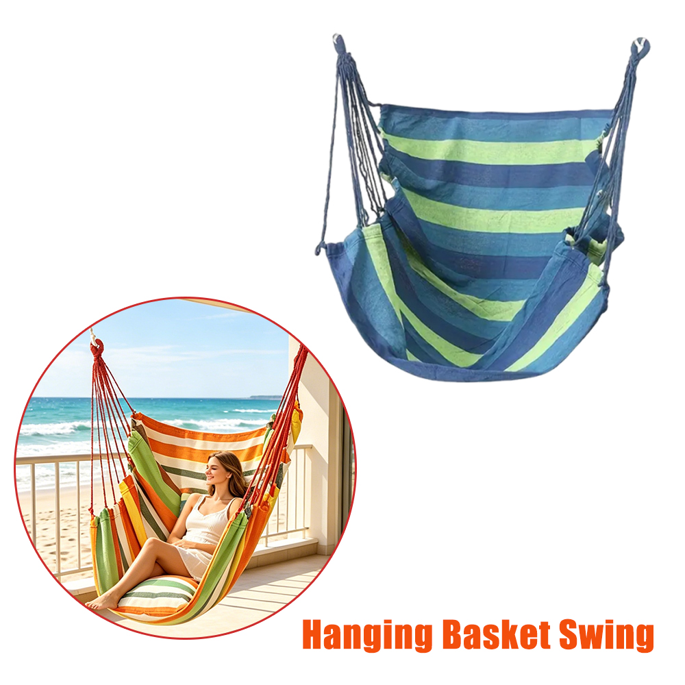 Kids Outdoor Hanging Chair - Asılı Sepet Salıncak Sandalye, Veranda Bahçesi