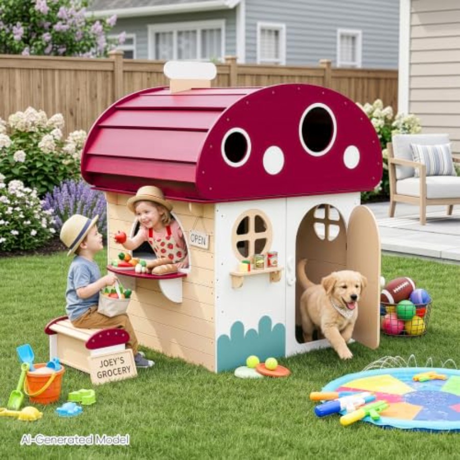 Kids Outdoor Chalkboard - 3-8 Yaş Arası Çocuklar İçin Dış