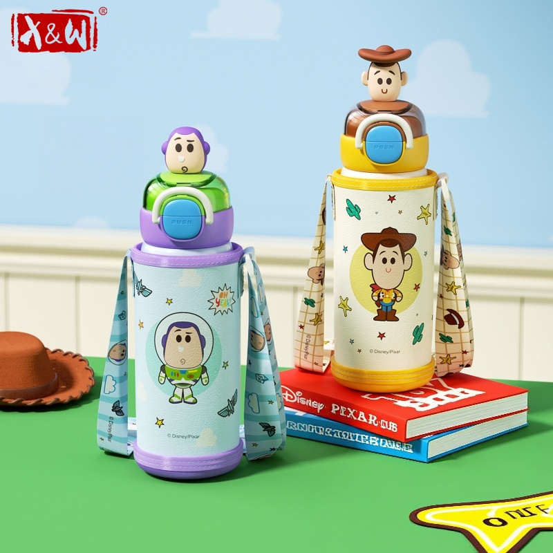 Outdoor Kid Friendly - X&W Oyuncak Hikayesi Çocuk Vakumlu Matara