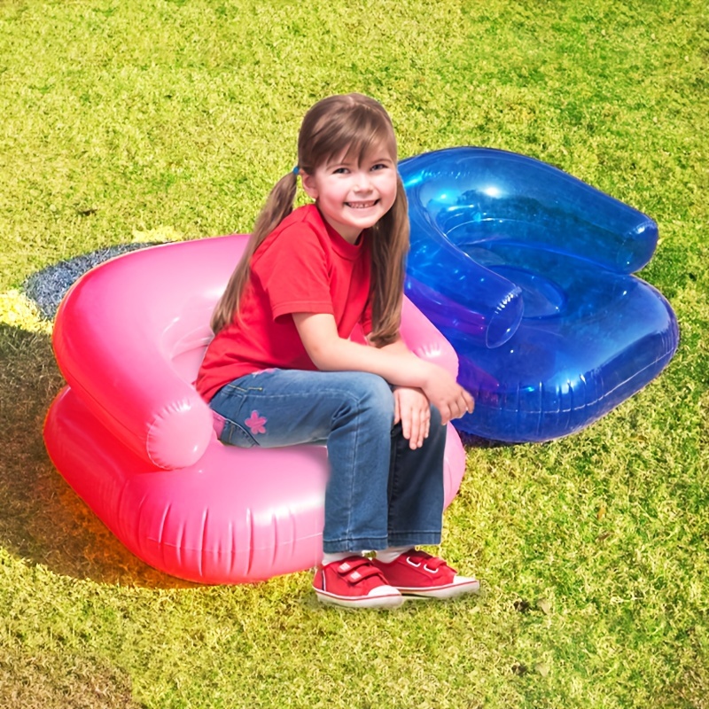 Kids Outdoor Lounger Chair - Şişme şezlong hava kanepe kanepe şişme