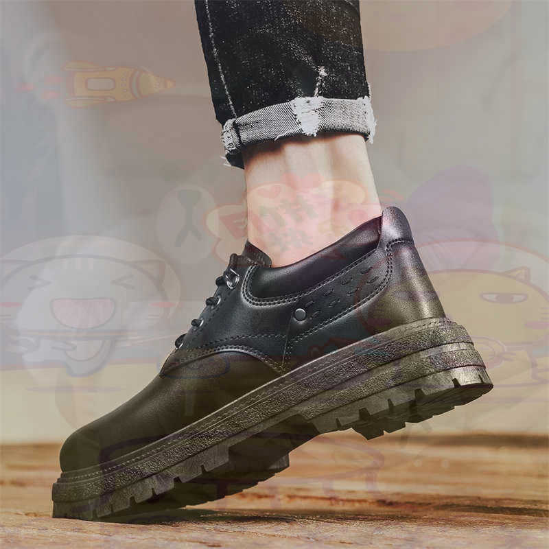Kids Outdoor Volleyball Shoes - Koyu Doğal Deri Moda Eğitmenler Tenis