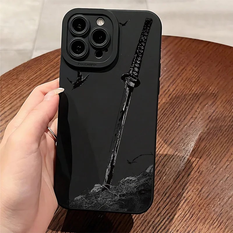 Bubble Sword Wand - Kılıç Desenli Yaratıcı Silikon Telefon Kılıfı