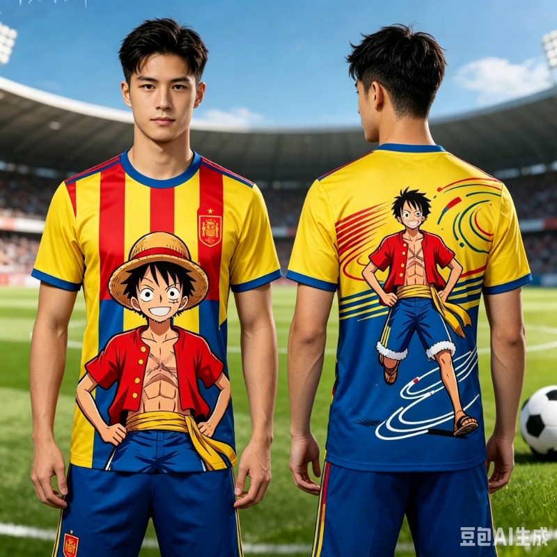 Kids Outdoor Fort - Monkey D. Luffy İspanya Milli Takımı
