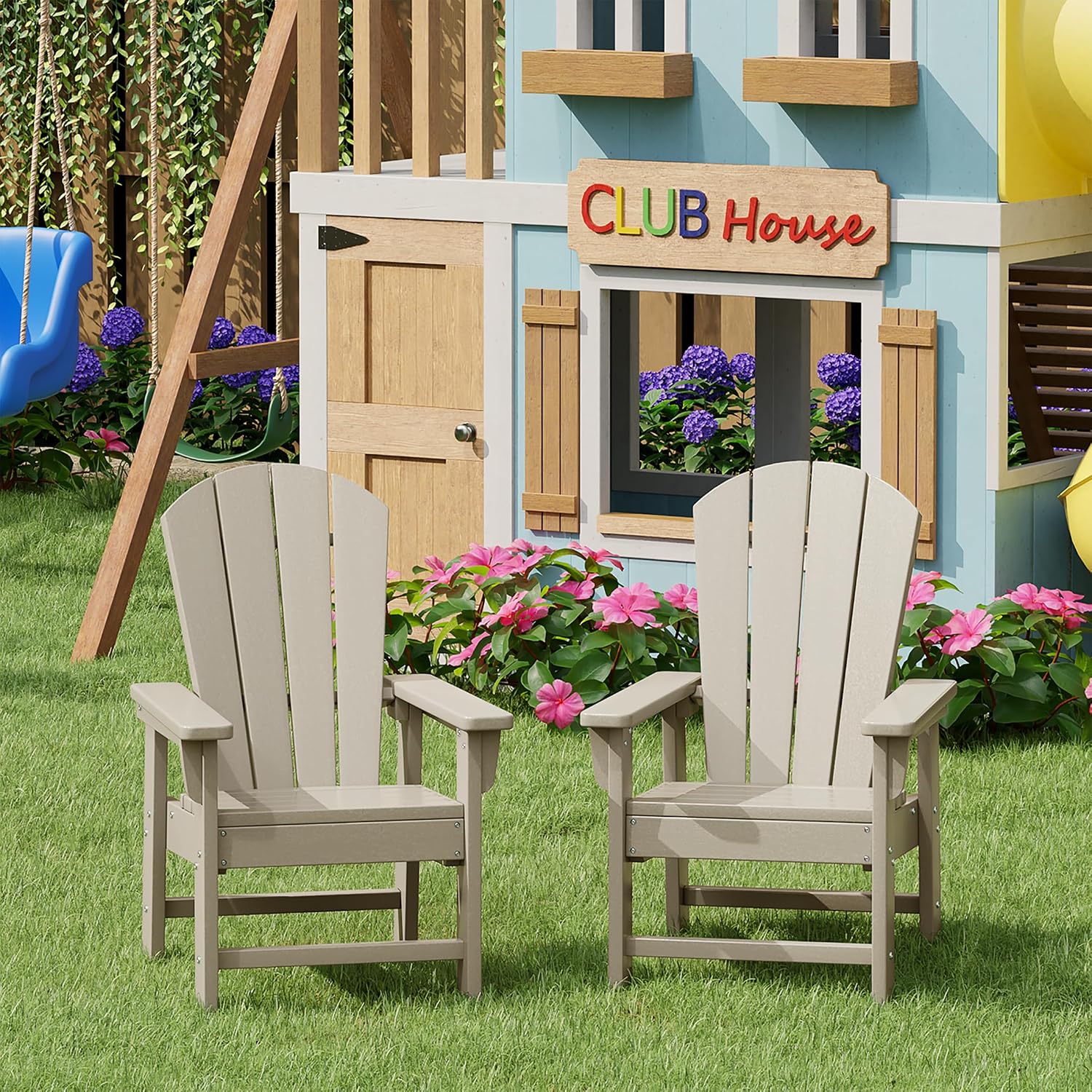 Kids Outdoor Lounger Chair - Çocuklar için 2'li Açık Hava Sandalye