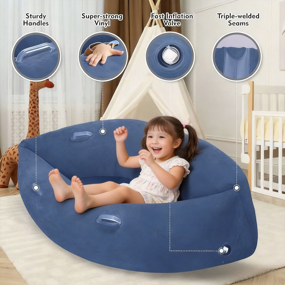 Kids Outdoor Lounger Chair - Çocuklar için Modern Katlanabilir Portatif Koltuk,