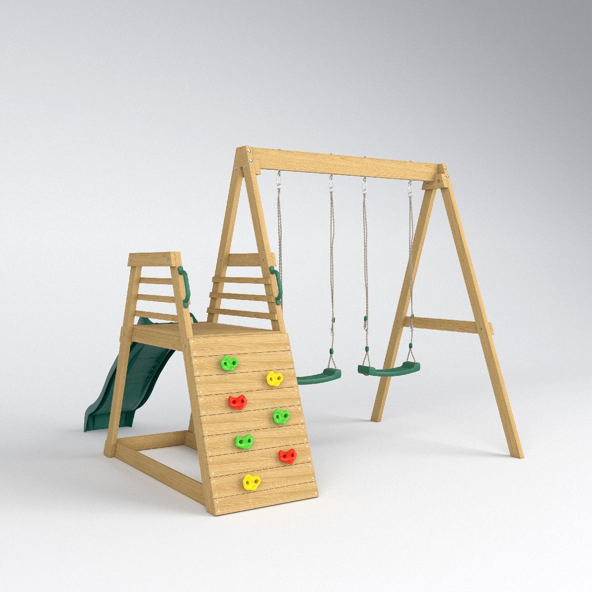 Kids Outdoor Swing - 2026 Jungle Gym Kaydırak Salıncak Bahçe