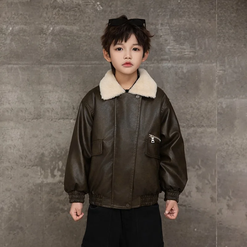 Kids Outdoor Clothing - Erkek Rüzgarlık Ceket Kış Sonbahar Moda