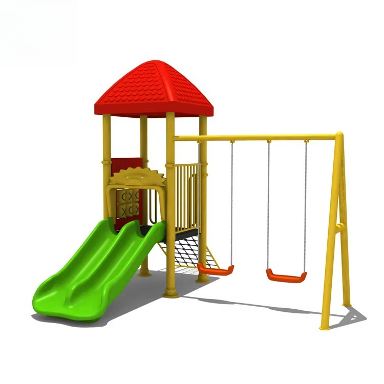 Kids Outdoor Swing - Çelik Oyun Alanı Ekipmanları, Kompozit Salıncaklar,