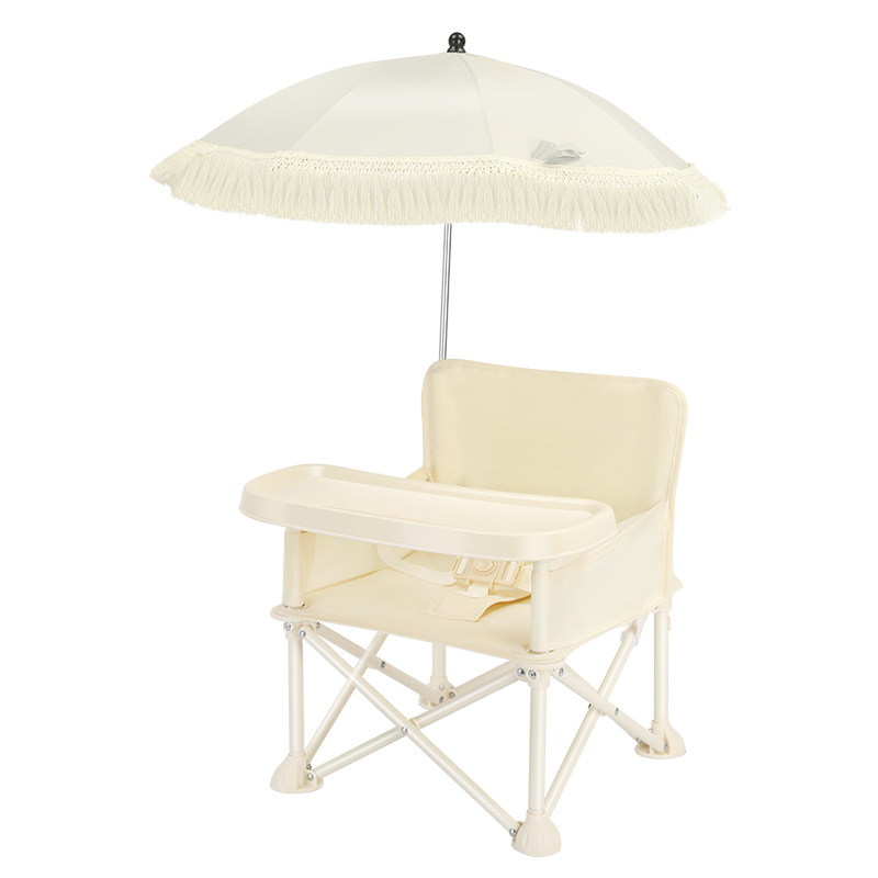 Kids Outdoor Foldable Chair - Katlanabilir Sırtlıklı Bebek Yemek Sandalyesi Taşınabilir