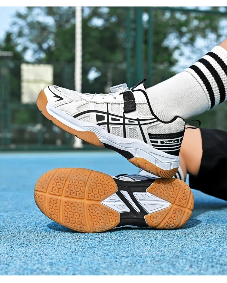 Kids Outdoor Volleyball Shoes - Çocuklar Badminton Ayakkabıları kaymaz Golf Ayakkabıları