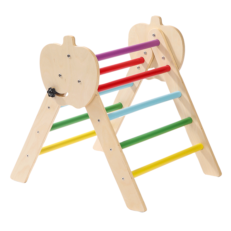 Kids Outdoor Jungle Gym - Çocuklar için Ahşap Tırmanma Oyun Seti,