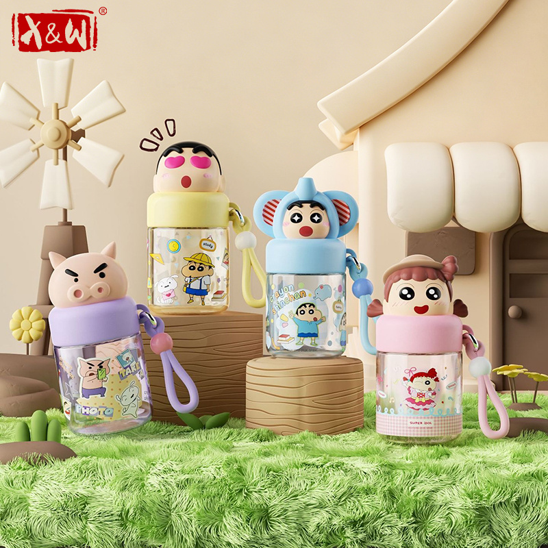 Outdoor Kid Friendly - X&W 290ML Mini Su Şişesi Crayon