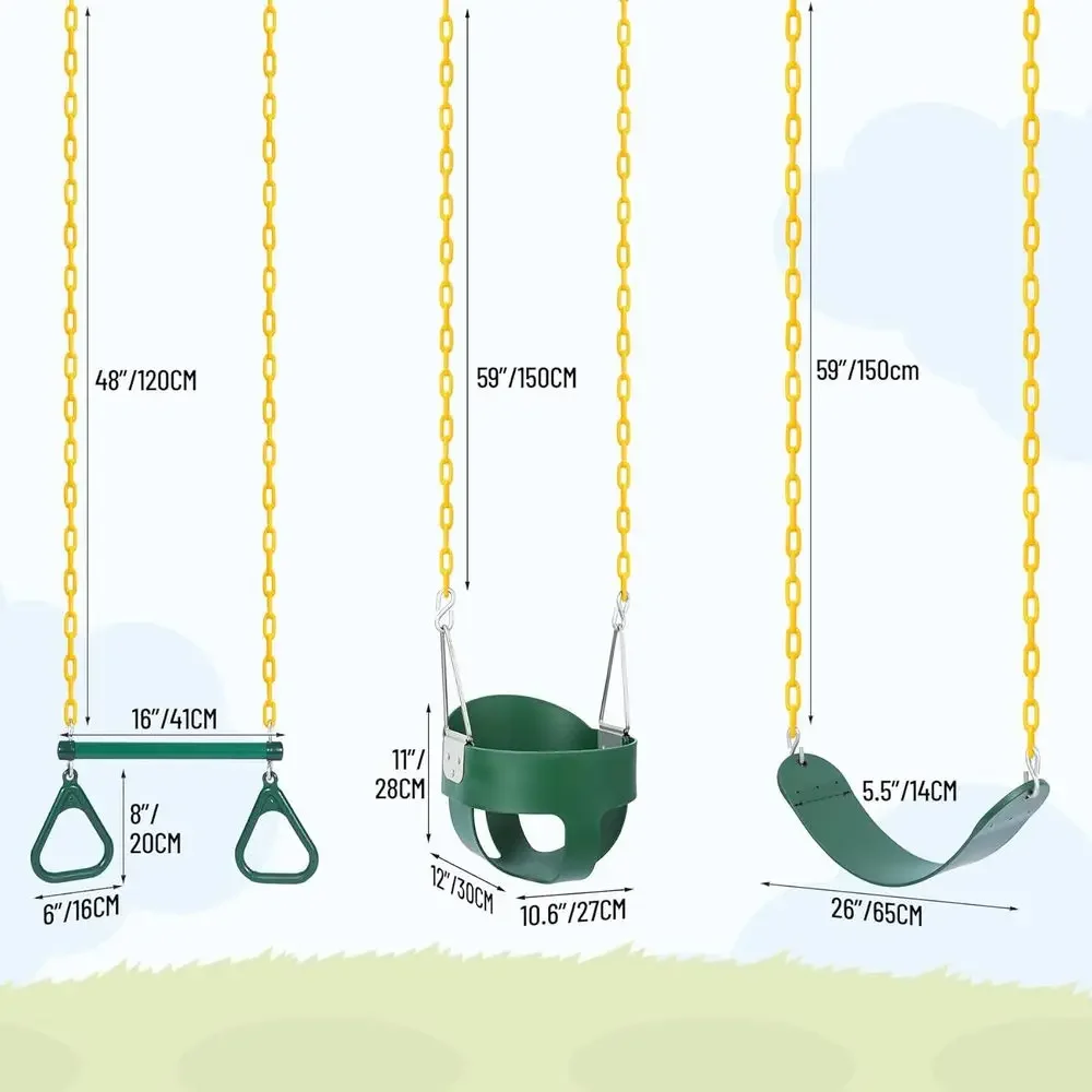 Çocuklar için Halkalar, Kemerl - Kids Outdoor Swing incelemesi ve fiyatı