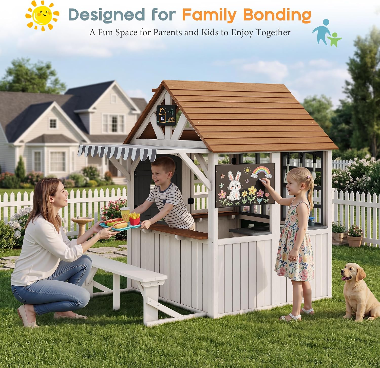 Dayanıklı Köknar Ağacından Üre - Kids Outdoor Chalkboard incelemesi ve fiyatı