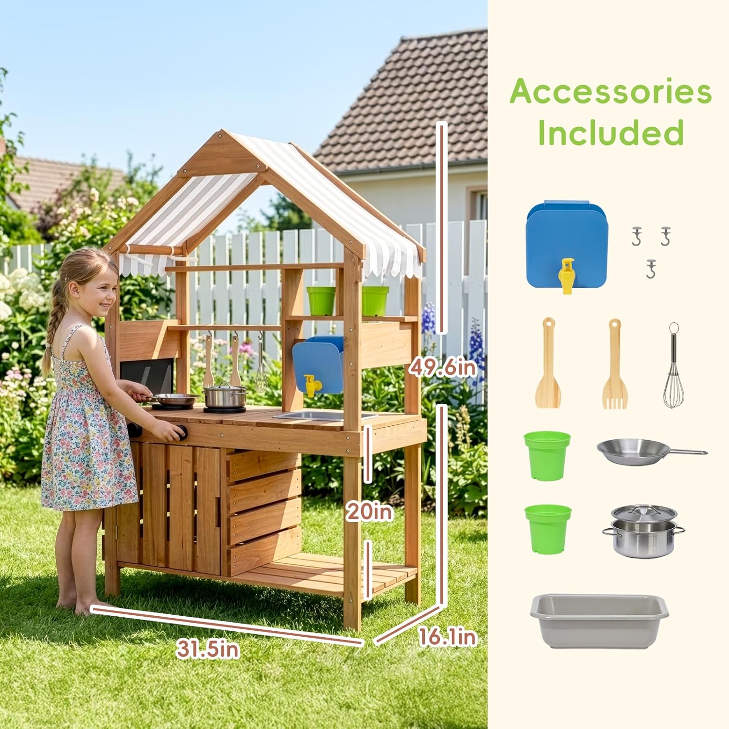 # Çam Ahşap Çocuklar İçin 3+ Y - Kids Outdoor Chalkboard incelemesi ve fiyatı
