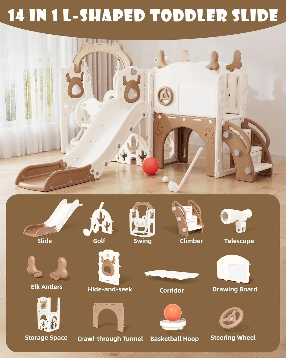 13'ü 1 arada Çocuk Kaydırağı v - Kids Outdoor Swing incelemesi ve fiyatı