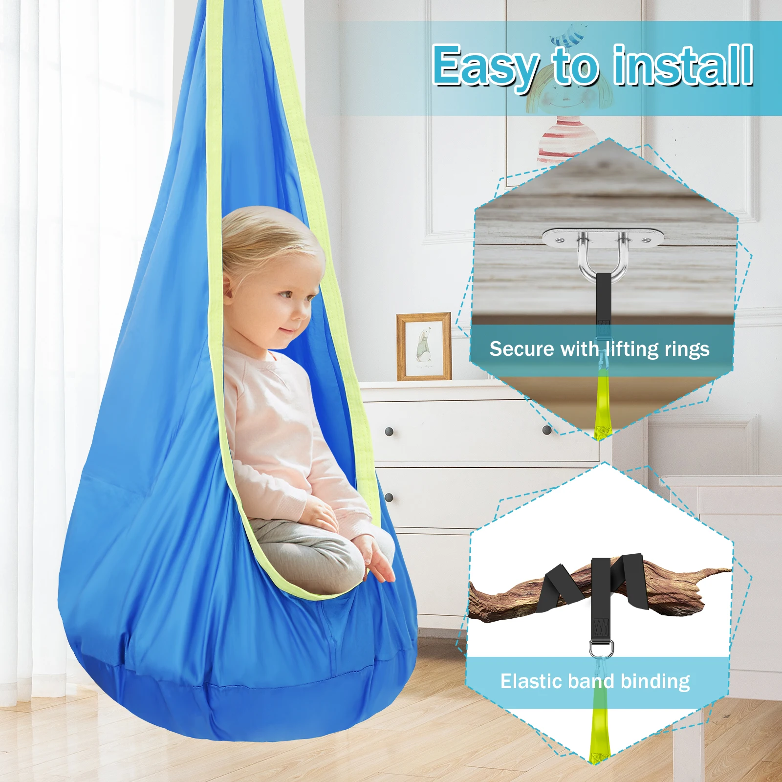 Sandalye Duyusal Salıncak Sand - Kids Outdoor Hanging Chair incelemesi ve fiyatı