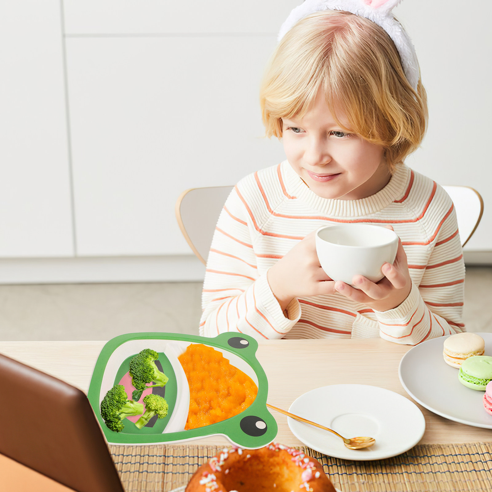 1 Adet Bambu Elyafından Yapılm - Kids Outdoor Dining Set incelemesi ve fiyatı